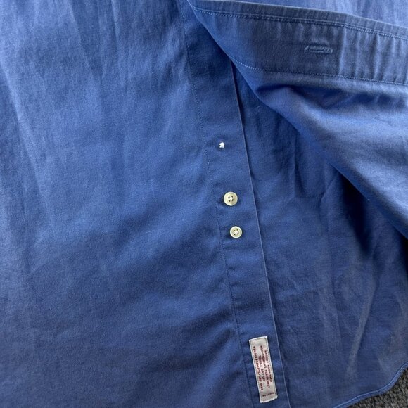 Brooks Brothers Button-Down Traditional 16 32 Cotton Blue Non-Iron Shirt Mens - Picture 12 of 13